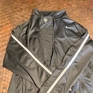 Nike Black and Gray Track Jacket